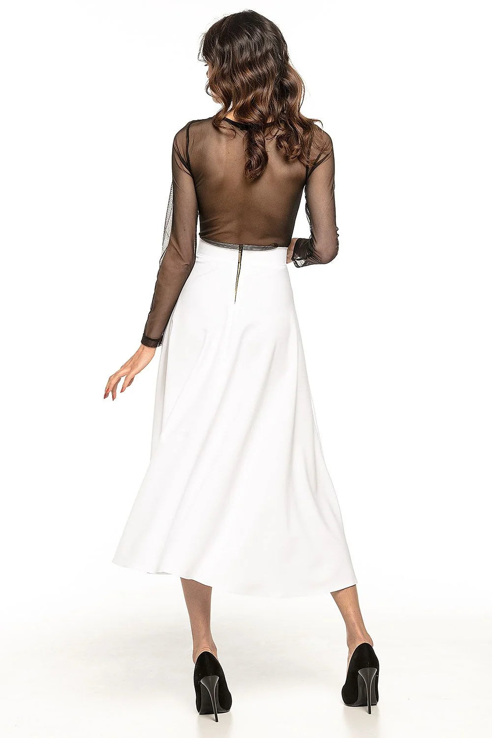 Jupe midi en coton élégante années 50 chic et moderne pour occasions spéciales femmes