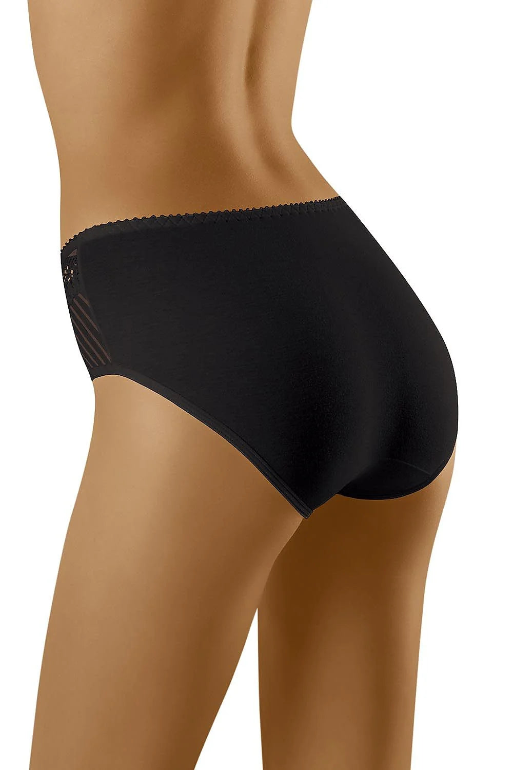 Culotte élégante en dentelle noire Wolbar pour une allure sexy et raffinée au quotidien