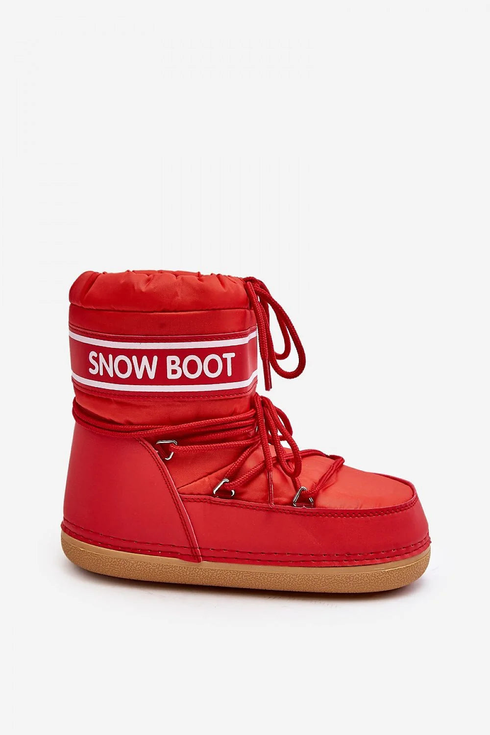 Bottes de neige pour femme Step in style, style moderne, couleur rouge vif, semelle antidérapante, confort maximal, parfait pour l'hiver