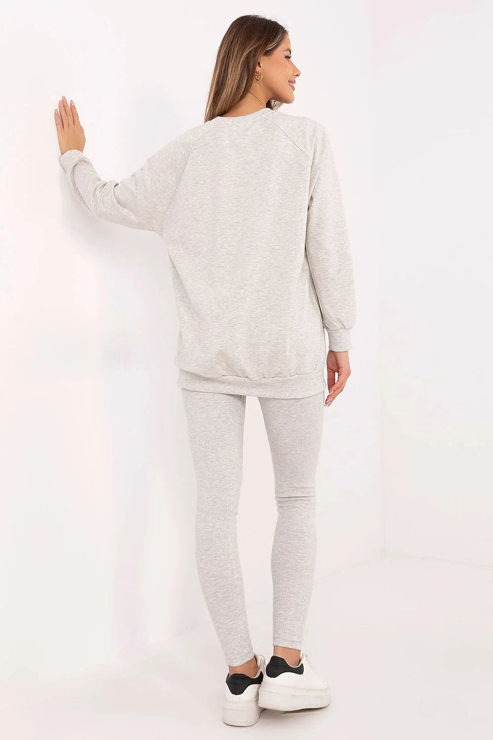 Ensemble artistique Hammill Sport femme sweatshirt leggings logo 8 coloré coton polyester élasthanne mode athlétique