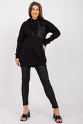 Ensemble de survêtement mode féminin sweat-shirt capuche leggings taille ajustée coton elasthanne polyester femme