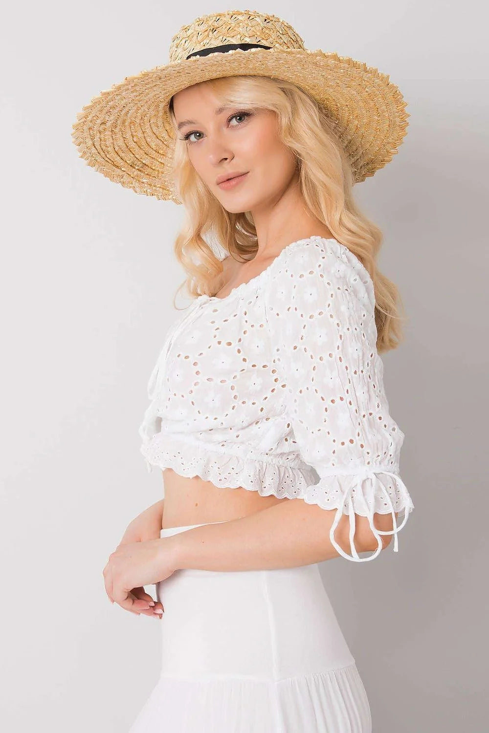 Ensemble féminin bohème été crop top jupe longue coton dentelle noire grise taille ajustable femme