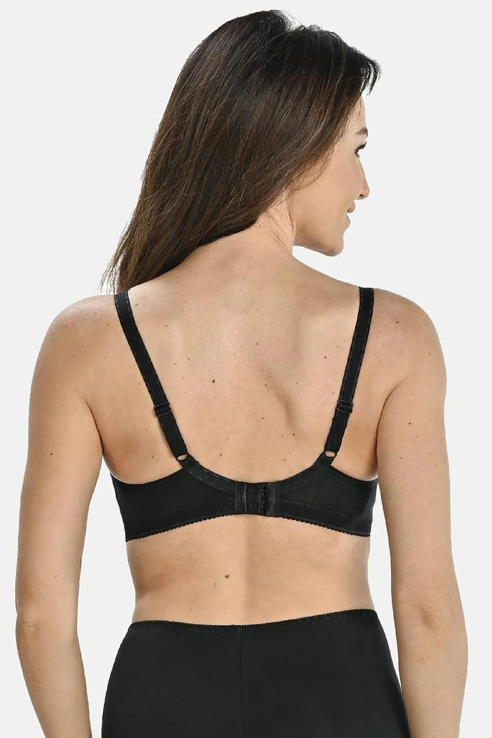 Soutien-gorge allaitement sans armature confort maternité femmes noir réglable bretelles larges poches détachables Teyli