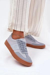 Chaussures de sport modernes pour femmes design épuré cuir synthétique tissu semelle caoutchouc confort style Big Star