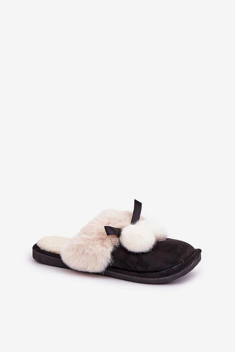 Pantoufles Step in style élégantes douillettes fourrure synthétique cuir synthétique femmes occasion détente intérieure design charmant