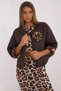 Veste matelassée style casual femme imprimé animalièrement motifs losanges coupe ample manches larges saisonnalité automne hiver printemps polyester durabilité confort