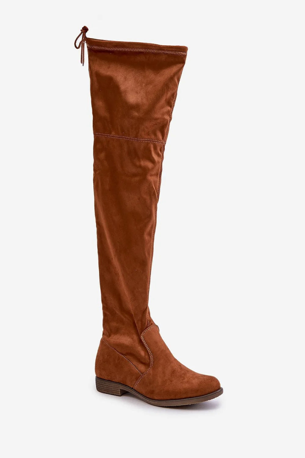 Bottes cuissardes daim écologique style élégant confort automne hiver femmes tendances mode chic casual