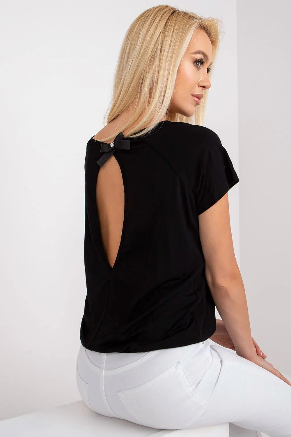 Ensemble pantalon t-shirt coton décontracté élégant femmes modernes manches courtes violet blanc fentes style