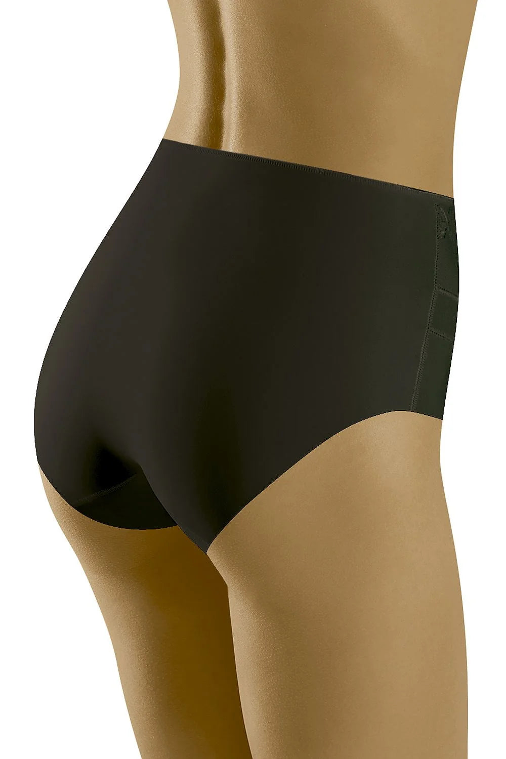 Culotte haute Wolbar taille ajustable dentelle microfibre noire femmes maintien confortable ajustement parfait gainage silhouette féminine