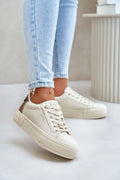 Baskets pour femmes style moderne cuir artificiel semelle plateforme isolée été automne hiver femme élégance confort