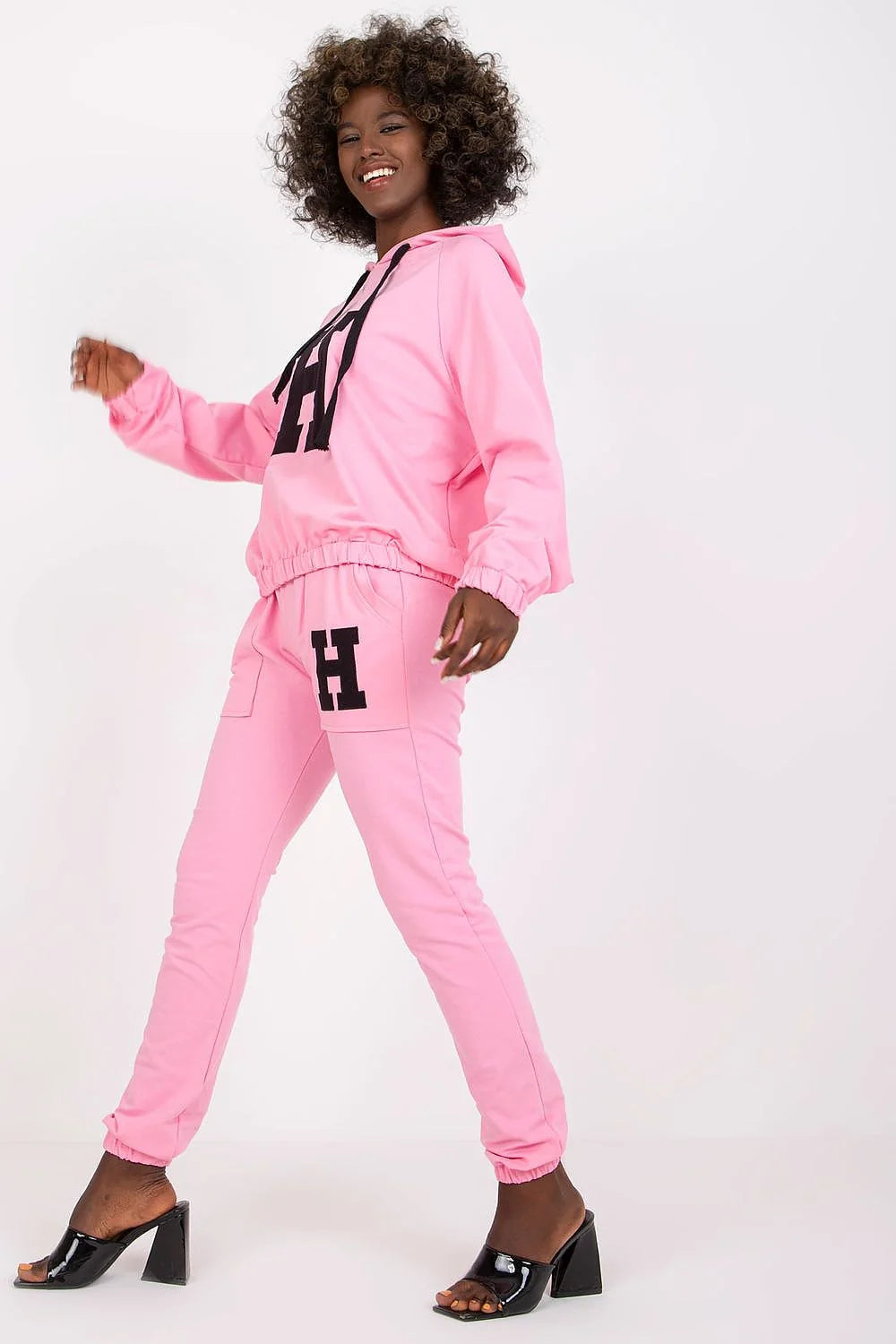 Ensemble sport femme sweat à capuche pantalon jogger coton élasthanne confort style décontracté occasions quotidiennes
