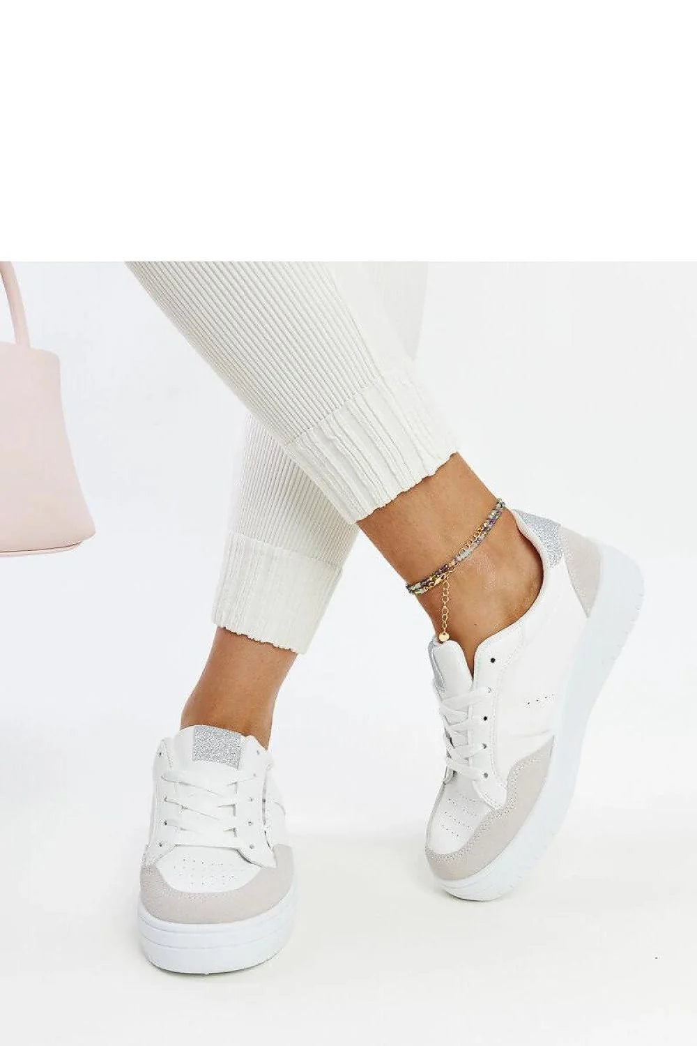 Baskets Solea Classiques Basse Semelle Épaisse Blanc Gris Cuir Semelle en Caoutchouc Haute Qualité Femme Été Printemps Occasions Décontractées Mode Raffinée