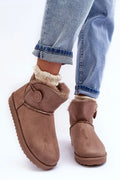 Bottes de neige Step in style éco-suède fourrure confort froid automne hiver femmes mode classique