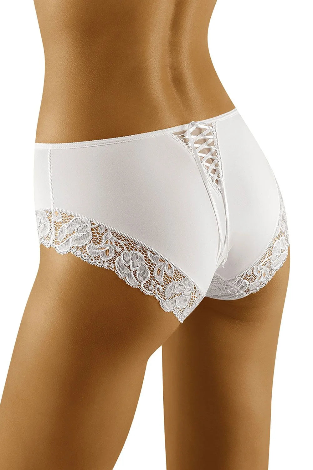 Culottes Wolbar élégantes en dentelle noire matière opaque et transparente coupe taille haute femmes S M L XL
