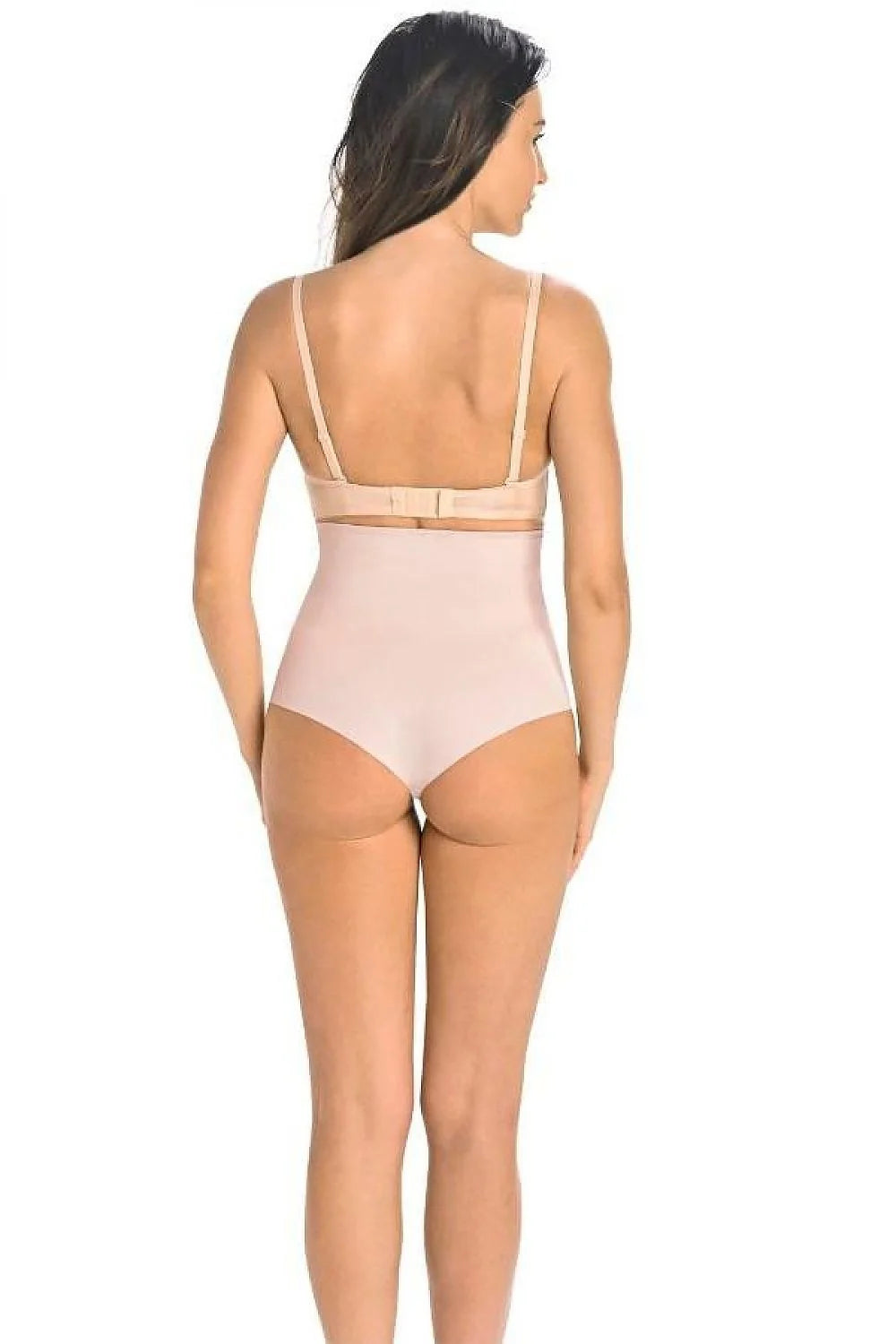 Culotte gainante⼥ nue beige sans couture matière élastique haute qualité contour corps lisse silhouette affiner femmes