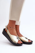 Sandales élégantes pour femmes en cuir naturel style moderne talon 4cm plateforme 1.5cm ajustables