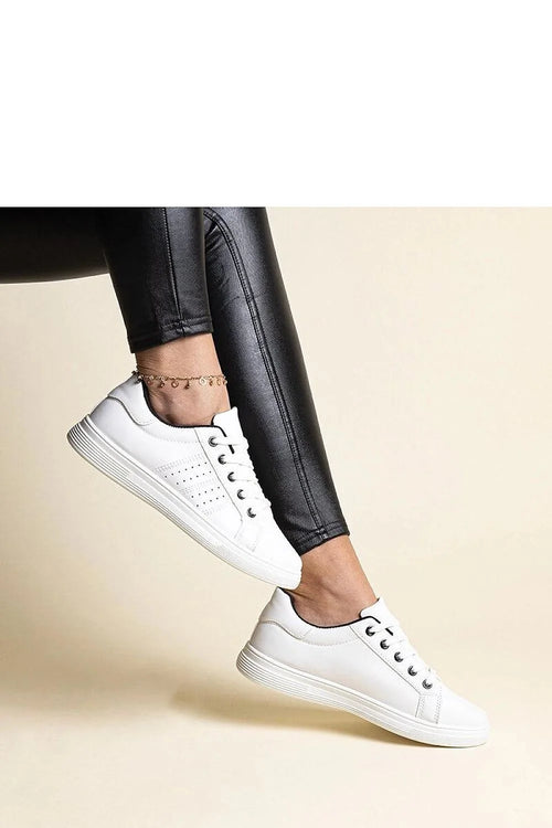 Baskets pour femmes design moderne épuré cuir écologique blanc confortable occasion quotidienne style décontracté