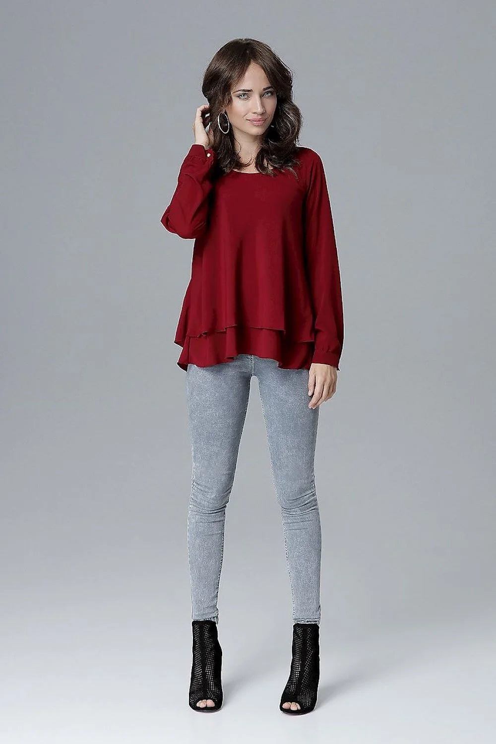 Chemisier Lenitif en Polyester Blanc Moderne et Confortable pour Tenue Décontractée Femme Style Urbain