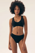 Ensemble culottes et soutien-gorge Henderson noir femmes lingerie confort style moderne matières douces taille haute