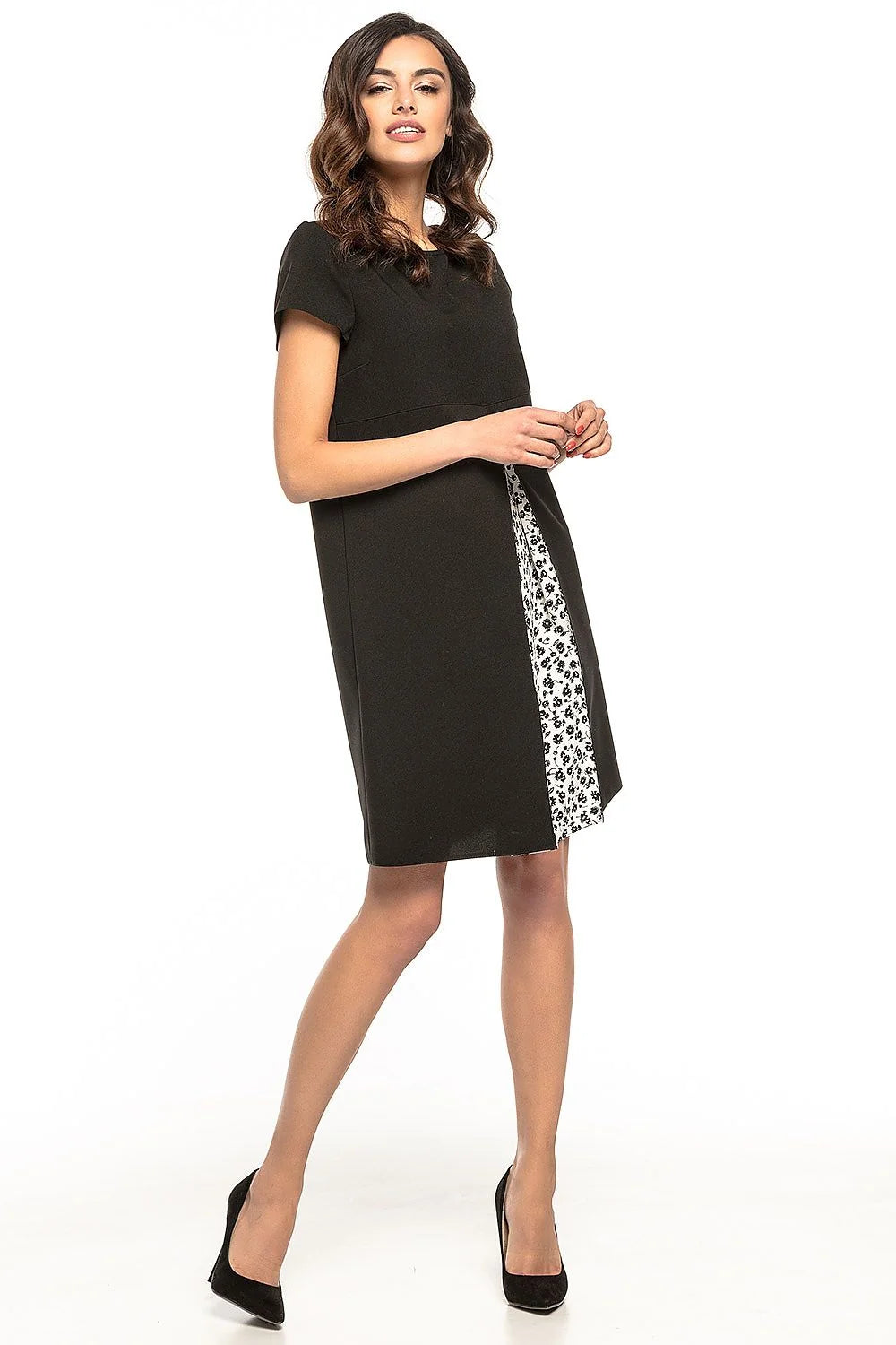 Robe de jour en coton floral élégante et confortable pour femmes actives et modernes au quotidien
