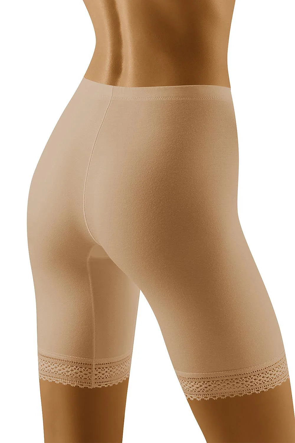 Shorty gainant en microfibre noir moderne pour silhouette sculptée avec dentelle élégante et confort quotidien