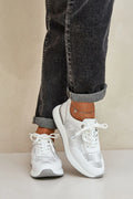 Chaussures de sport Step in style pour femmes, design moderne épuré, cuir naturel, semelle intérieure Comfort Shoes, baskets légères et confortables, idéales pour tous les jours