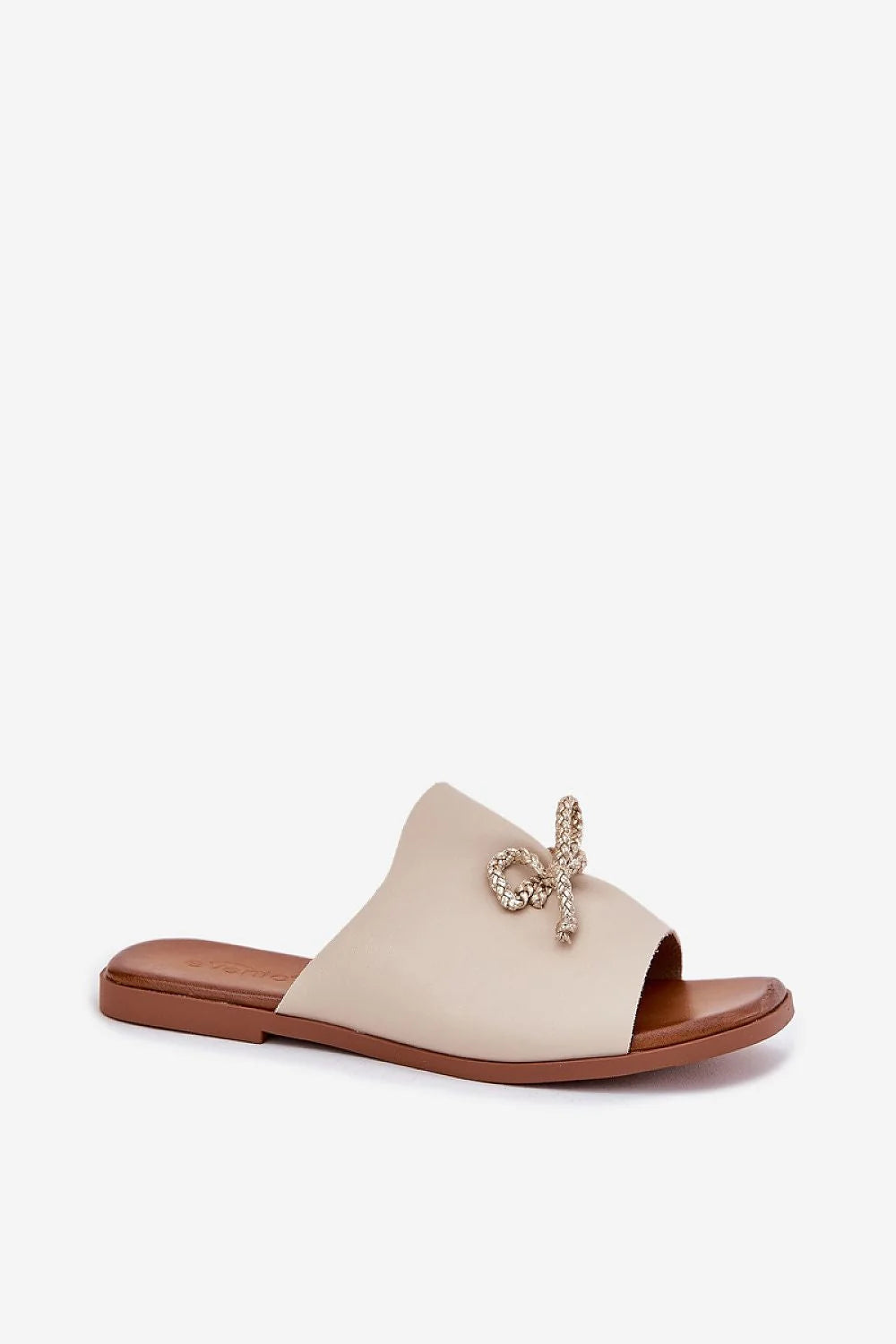 Mules ouvertes femmes élégance été 2023 style minimaliste corde tressée beige clair cuir artificiel confortable