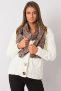 Écharpe châle tubulaire acrylique élégante torsadée chaude douce pour un hiver stylé et confortable