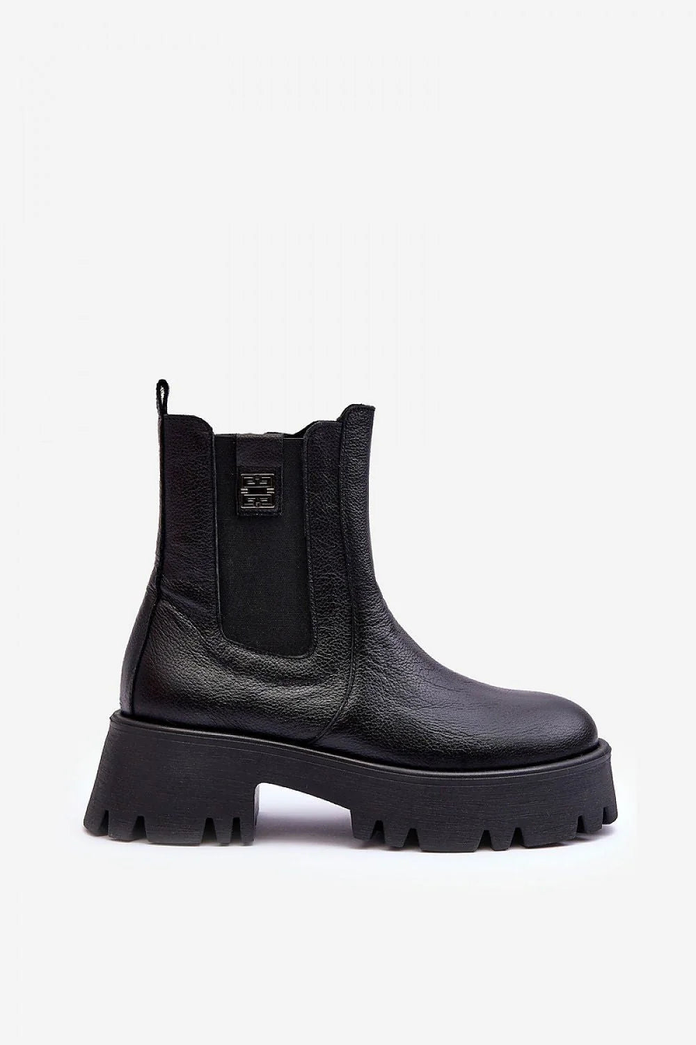Bottines Jodhpur plateforme massive cuir naturel Chelsea zip latéral confort stabilité style audacieux femme