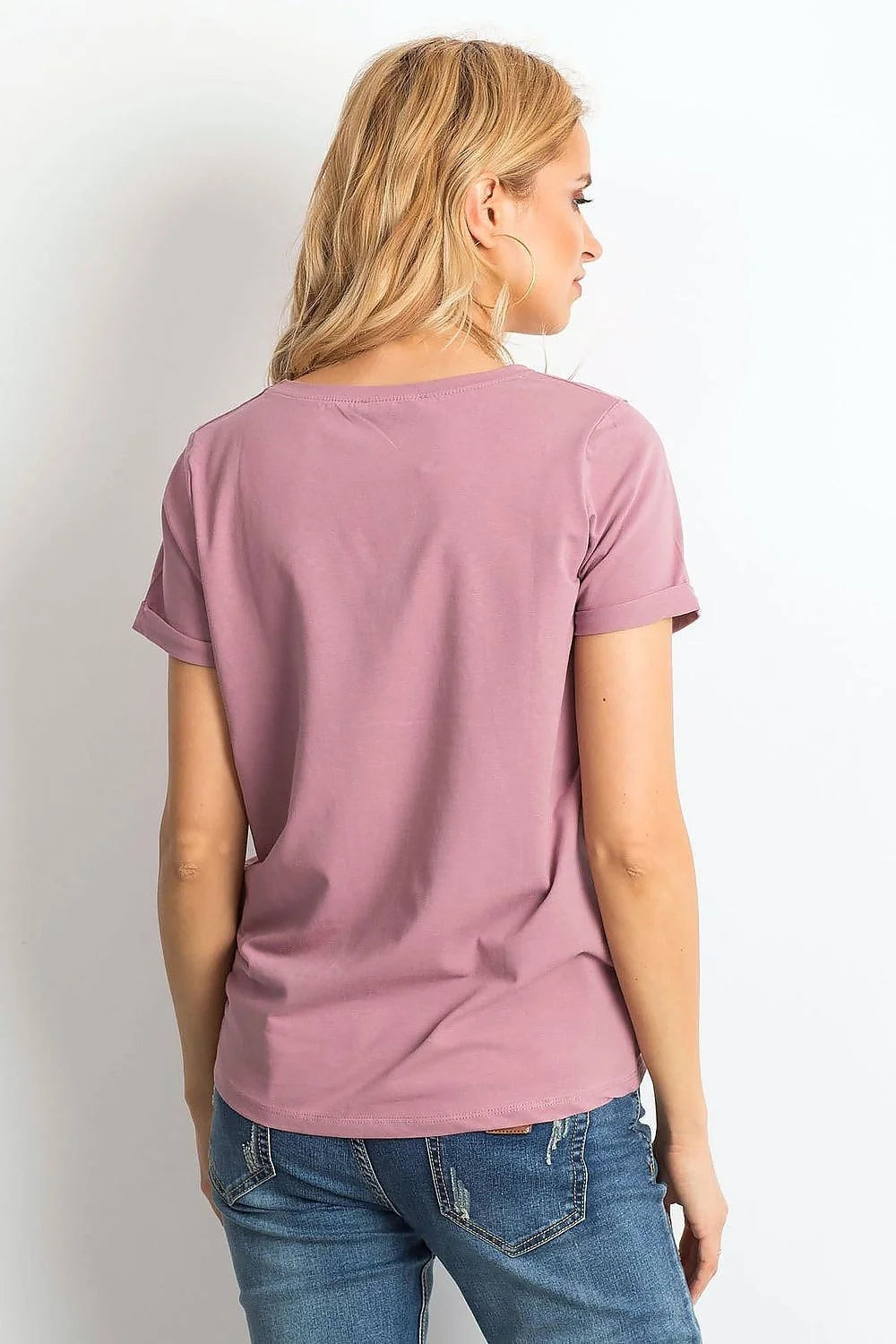 T-shirt pour femme simple et moderne en coton orange vif manches courtes col rond coupe droite confortable occasion quotidienne