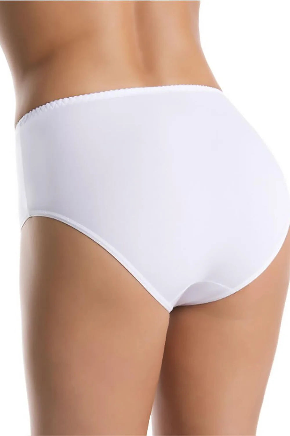 culottes Teyli bambou blanches taille haute coupe montante confortables respirantes hypoallergéniques douces doublure coton renforcée maintien