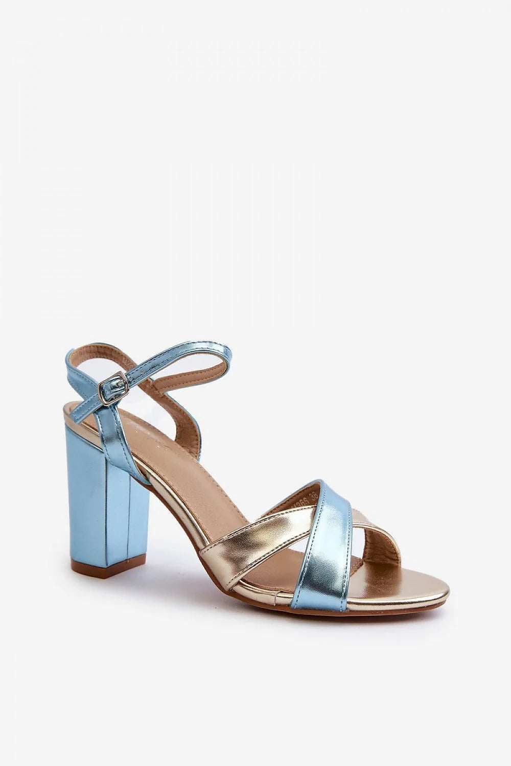 Sandales pour femmes élégantes et confortables en cuir artificiel talons aiguilles 8.5 cm fermure à boucle design moderne