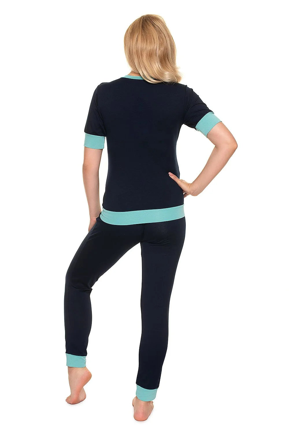 Pyjama de maternité doux et confortable en coton pour femmes enceintes, style moderne et pratique