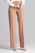 Pantalon long en coton Figl élégant confort coupe ample pour bureau soirée femme moderne