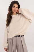 Pull femme décontracté élégance Chandail Och Bella manches longues coupe oversize matière douce confort style universel