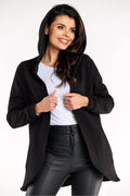 Sweatshirt femme Infinite You coupe ample capuche manches longues coton élasthanne confort style casual élégance polyvalent