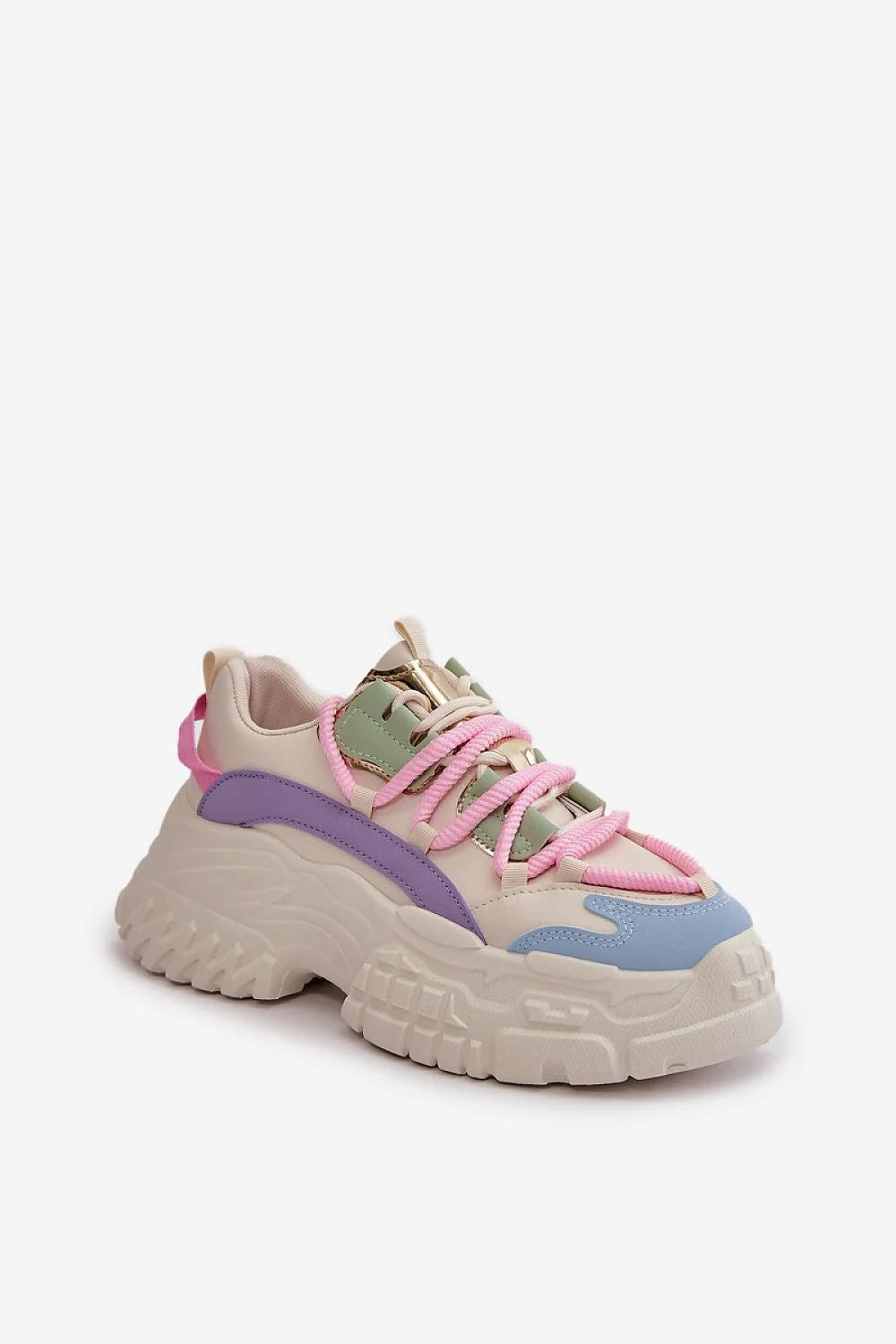 Chaussures de sport Step in style baskets chunky femmes tendance streetwear couleurs vives semelle épaisse cuir artificiel confortable