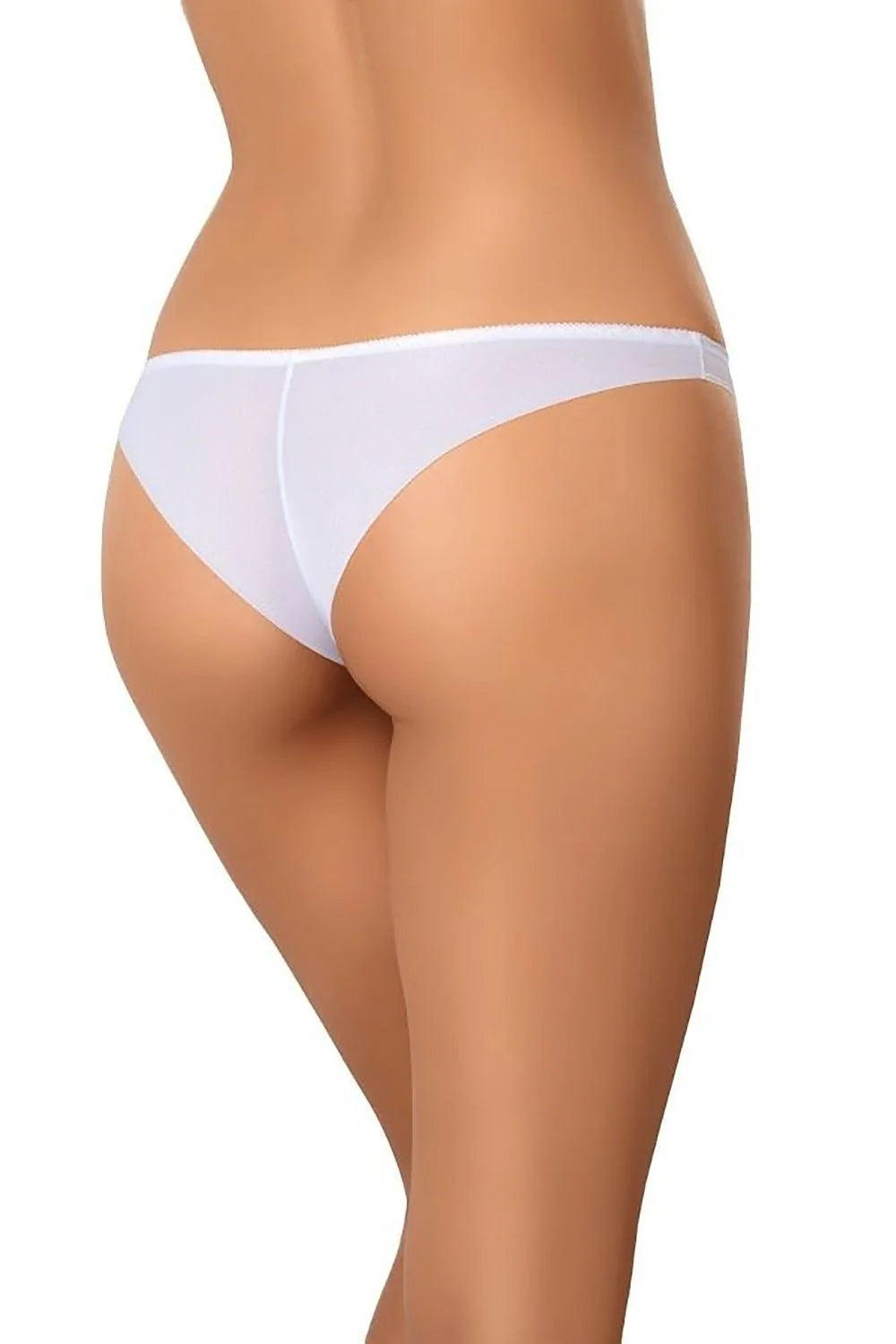 Ensemble de culottes transparentes maille délicate femmes blanc neige taille ajustable confortable sans couture lingerie sexy