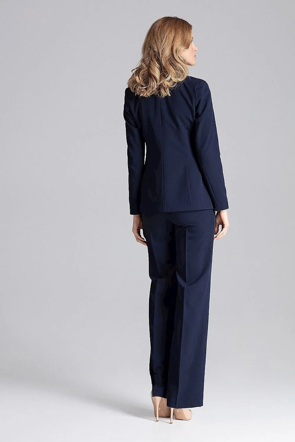 Blazer en tissu cintré jaune élégant et professionnel pour tenues de bureau féminines modernes
