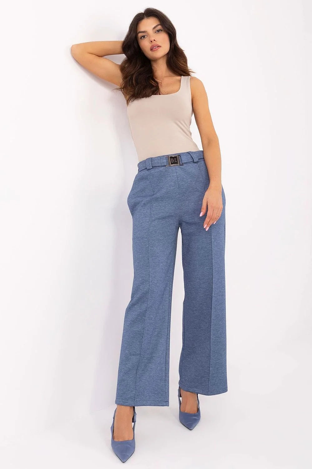 Pantalon survêtement élégant pour femme, mode italienne, confortable, haute qualité, coupe ajustée, style moderne