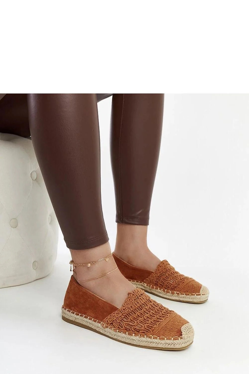 Espadrilles Gordana Solea Summer Style Comfort High-Quality Materials Brown Ajourées Rubber Sole Easy On-Off Women