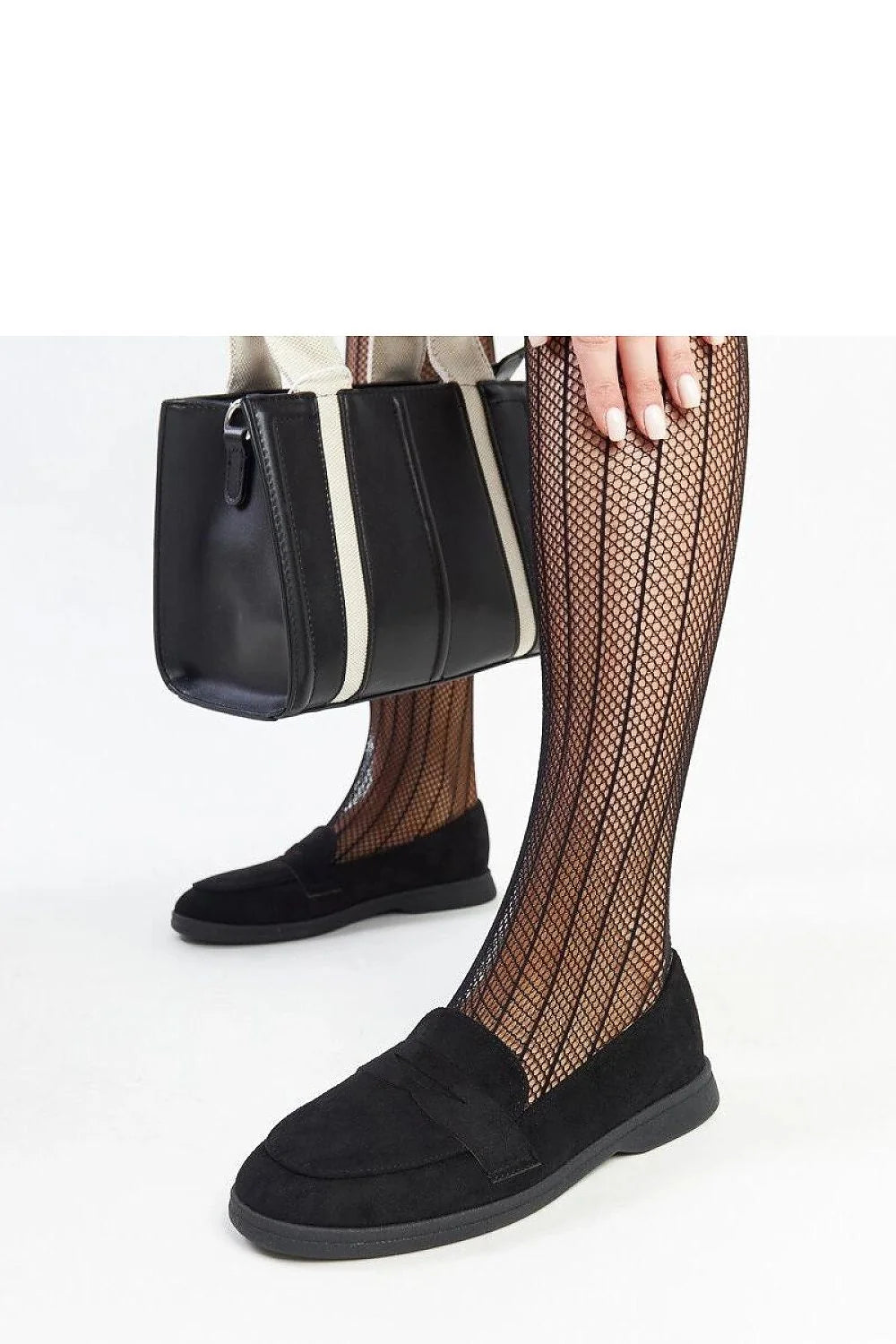 Moccasins femme en daim noir classiques élégants sans lacets confortables bout pointu design intemporel mode été