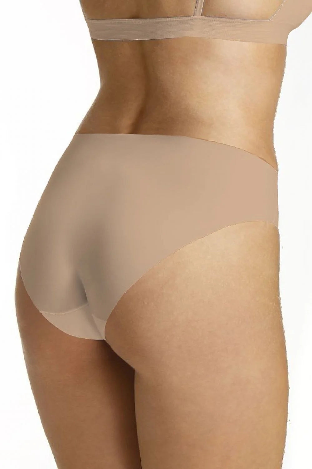 culotte femme bikini blanche sans coutures laser découpées microfibre extensible elasthanne polyamide taillebasse échancrée maintien confortable discret invisible lisse quotidien