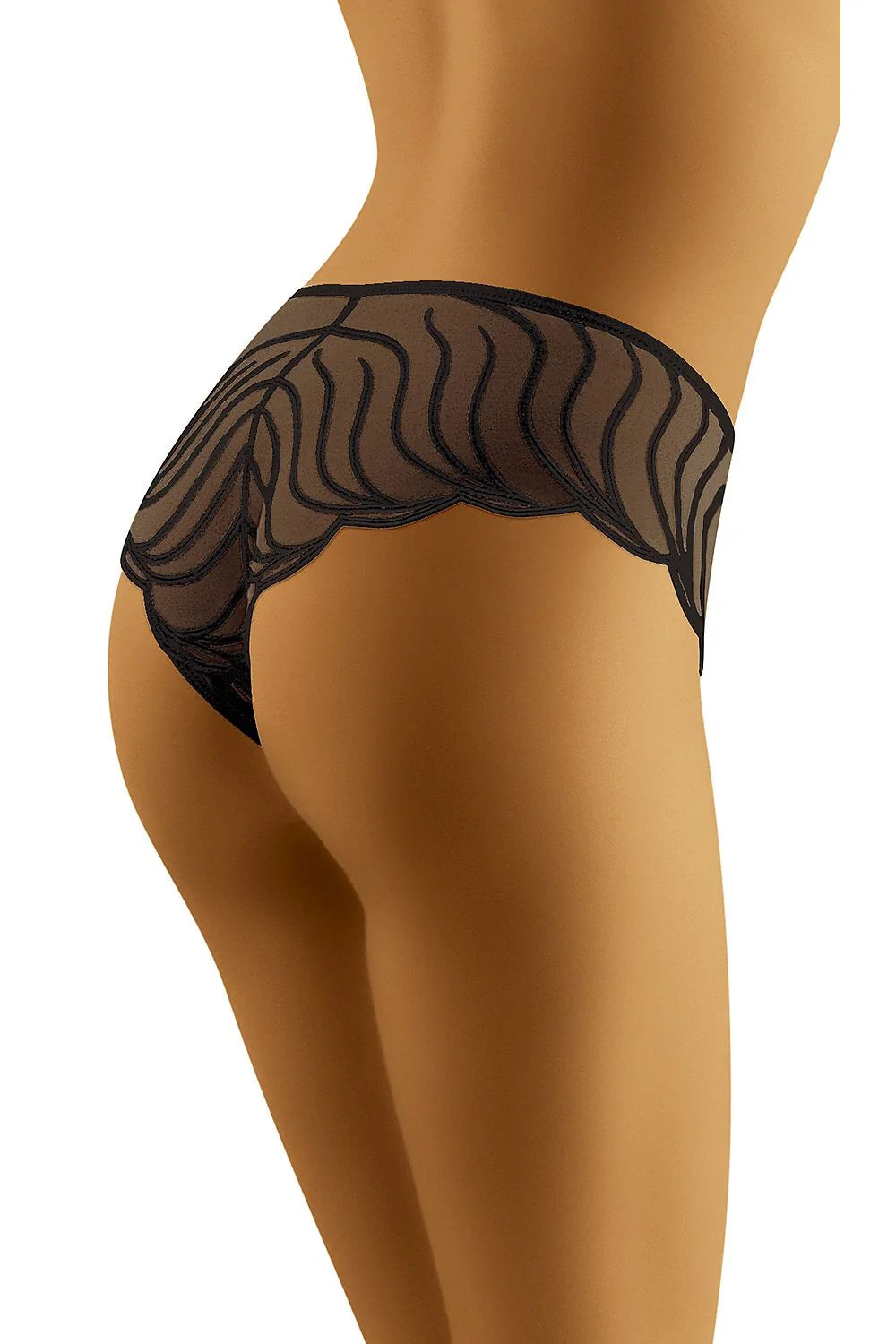 Culottes tulle noir sexy motifs brodés transparents échancrées confort élégant luxe féminin femmes