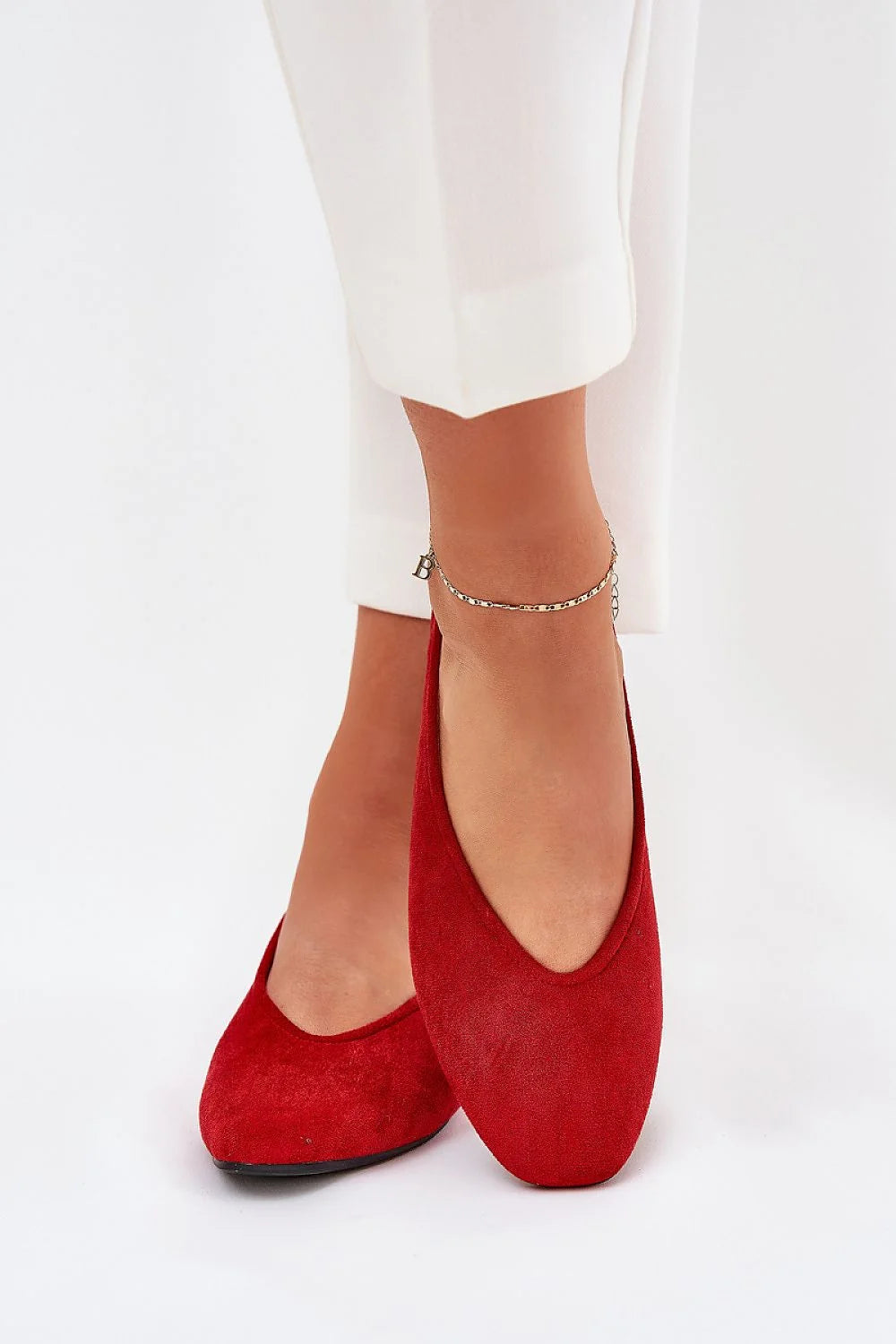 Ballerines femmes design classique daim synthétique élégance intemporelle confort tout le jour talon plat couleur audacieuse style audacieux