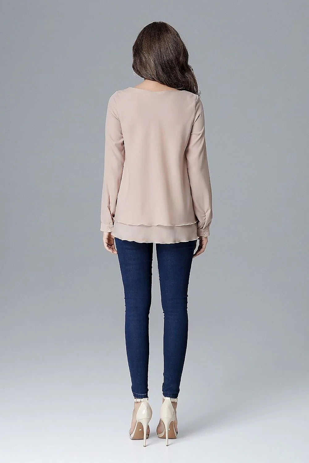 Chemisier Lenitif en Polyester Blanc Moderne et Confortable pour Tenue Décontractée Femme Style Urbain
