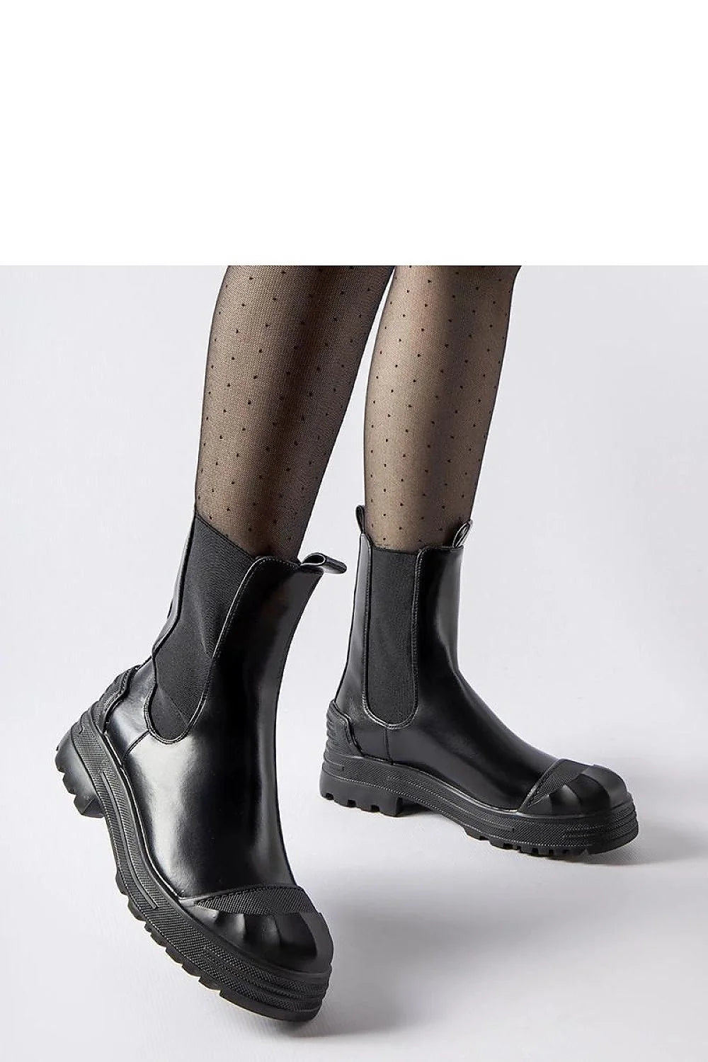 Bottines Chelsea en cuir verni noires rembourrées pour femme, style élégant et moderne, confort toute la journée