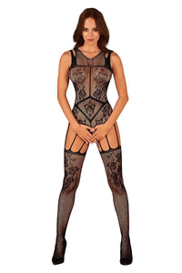 Corset résille noire floral audacieux jarretelles intégrales body ouvert bretelles larges coupe moulante transparent extensible occasion spéciale style