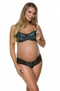 Culottes maternité en coton stretch style balconnet élégantes confortables ajustables pour femmes enceintes raffinées