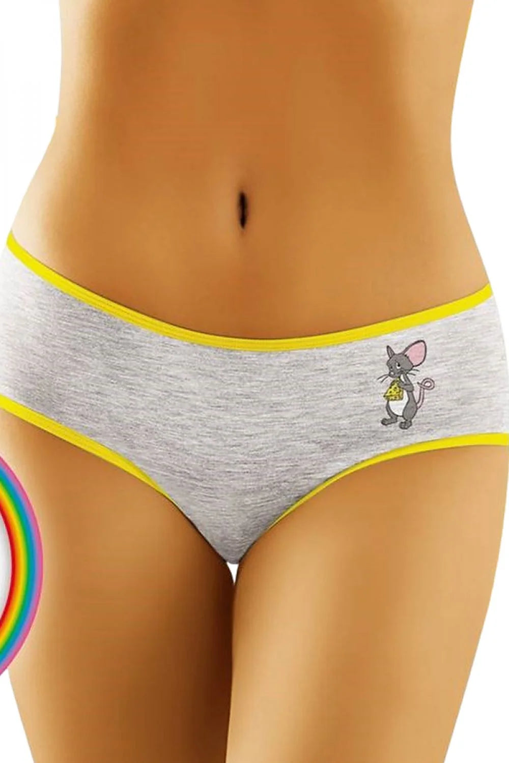 Culottes en coton Wolbar style moderne, motif souris fromage, confortables, décontractées, pour femmes élégantes